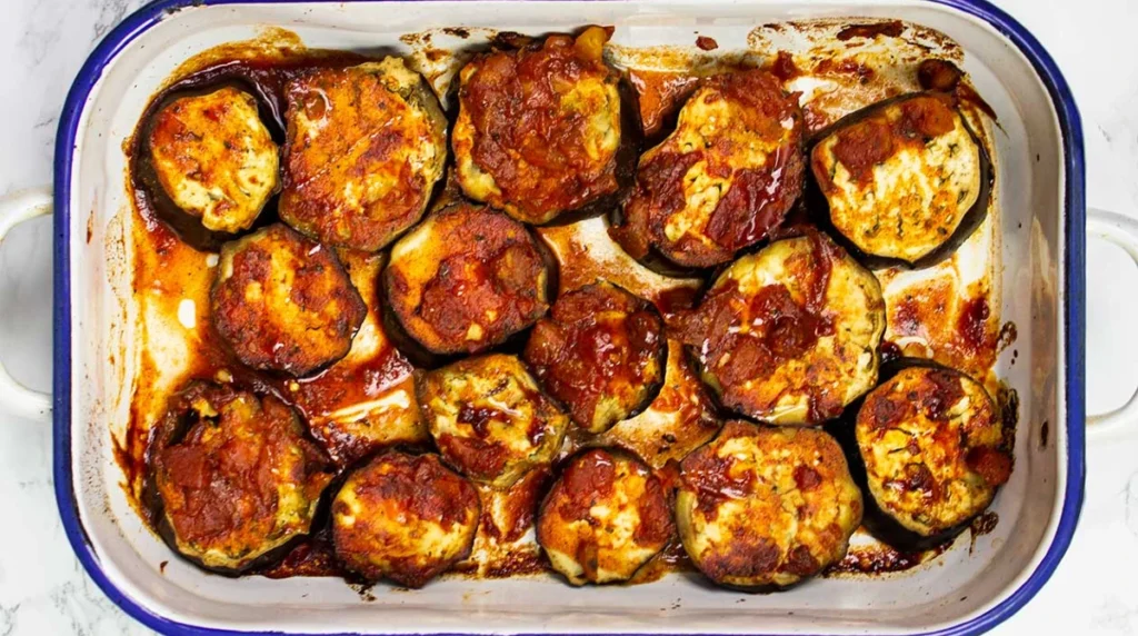 Baked Eggplant Slices