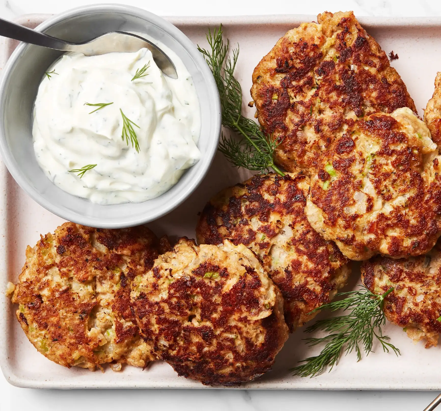 Baked Salmon Cakes with Dill