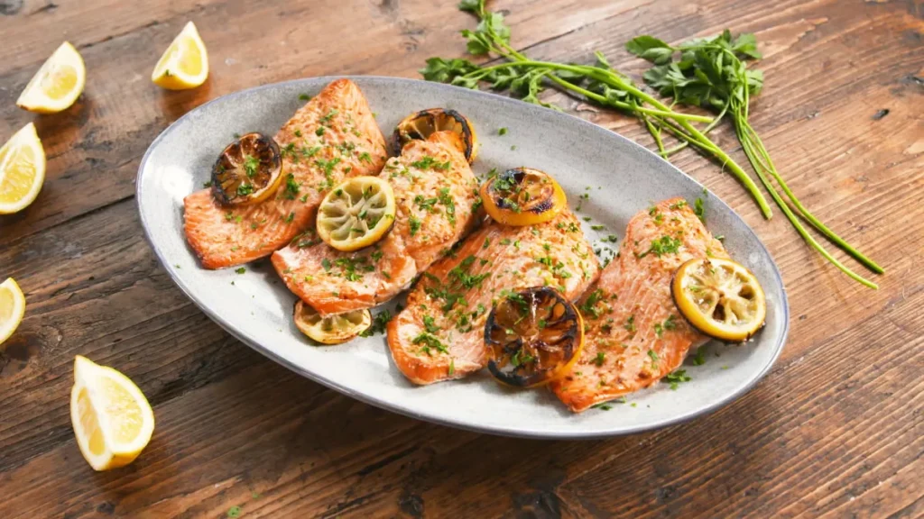 Baked Salmon with Lemon Butter