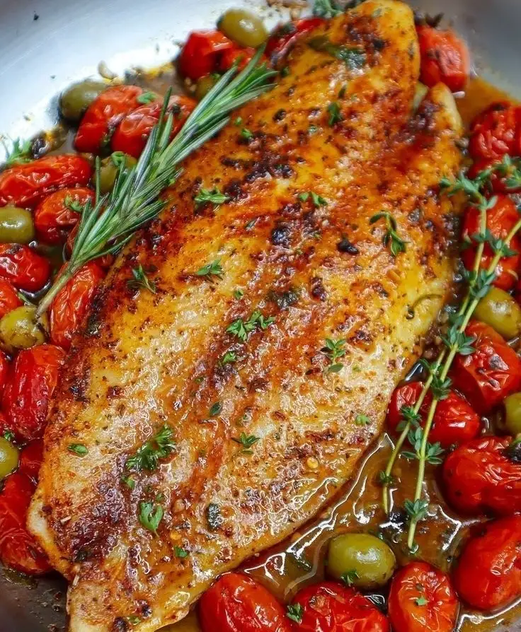 Baked Tilapia with Green Beans