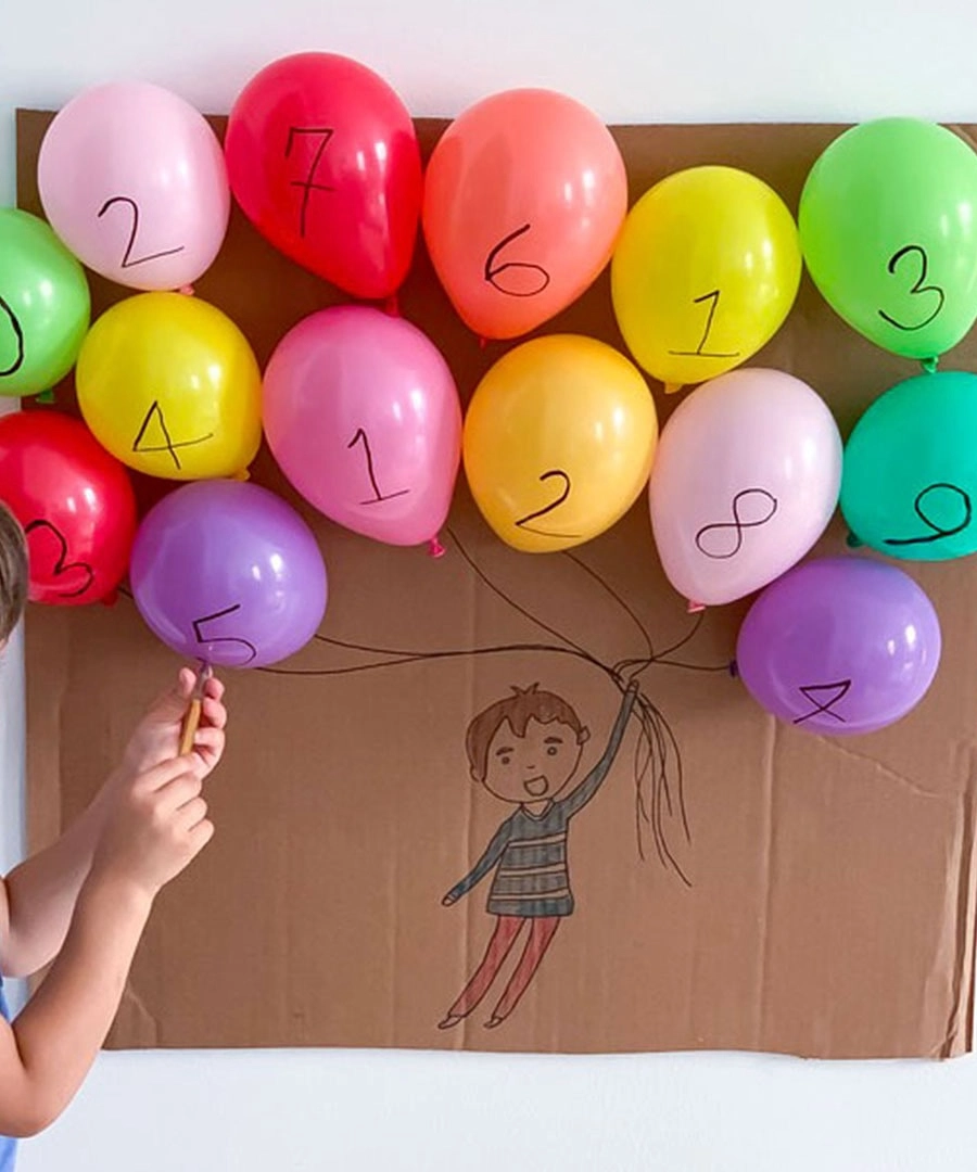 Balloon Number Pop Game