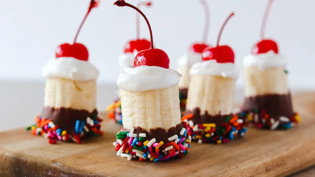 Banana Split Bites