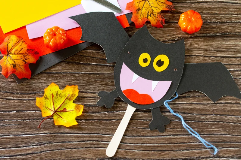 Bat Puppet Craft