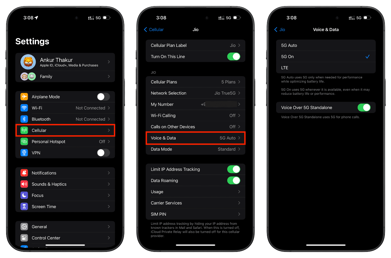 Battery Efficiency on Cellular Data
