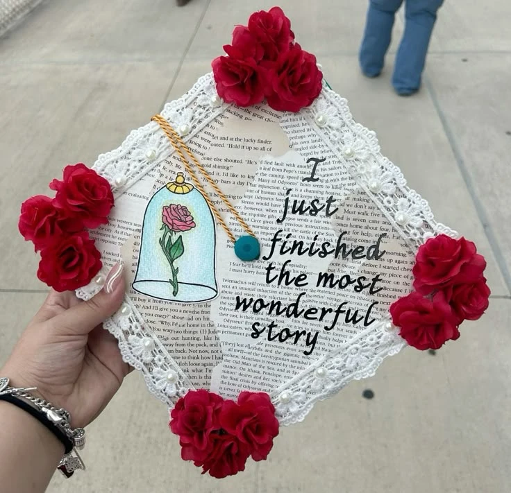 Beauty and Beast Literary Cap