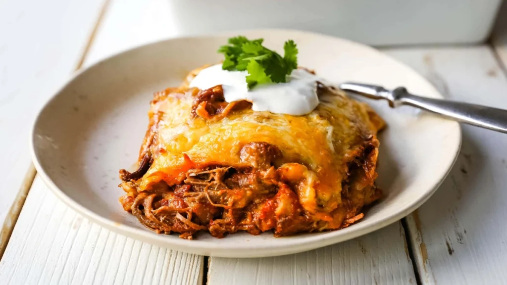 Beef Enchilada Casserole