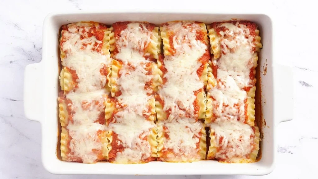 Beef Lasagna Roll Ups