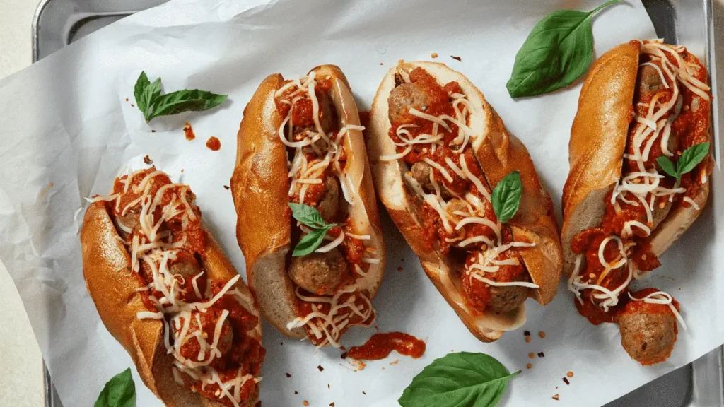 Beef Meatball Subs