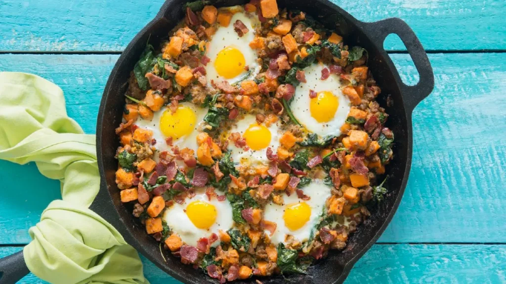 Beef and Sweet Potato Skillet