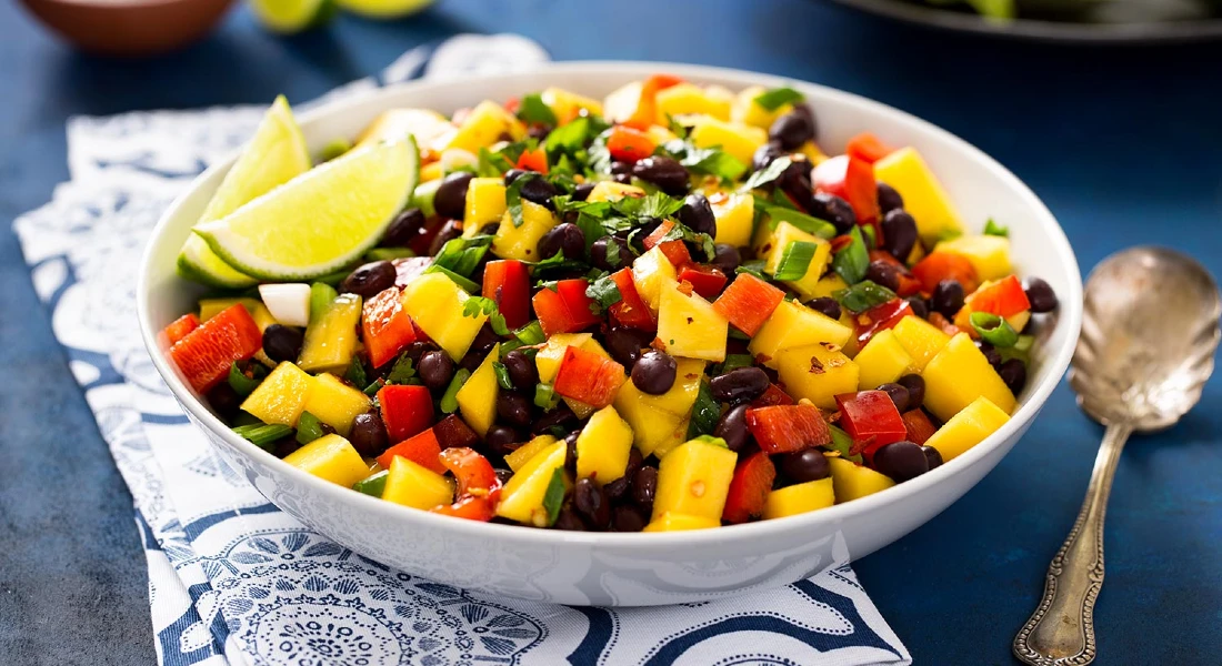 Black Bean and Mango Fiesta Bowl