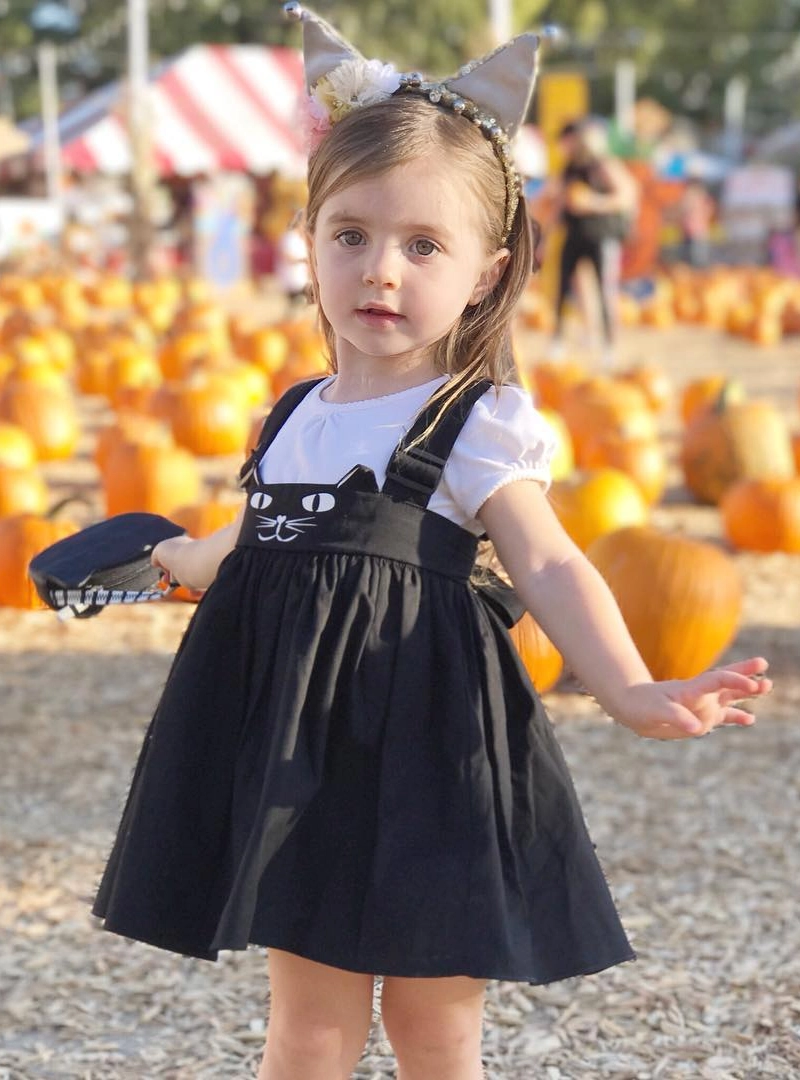 Black Cat Halloween Dress