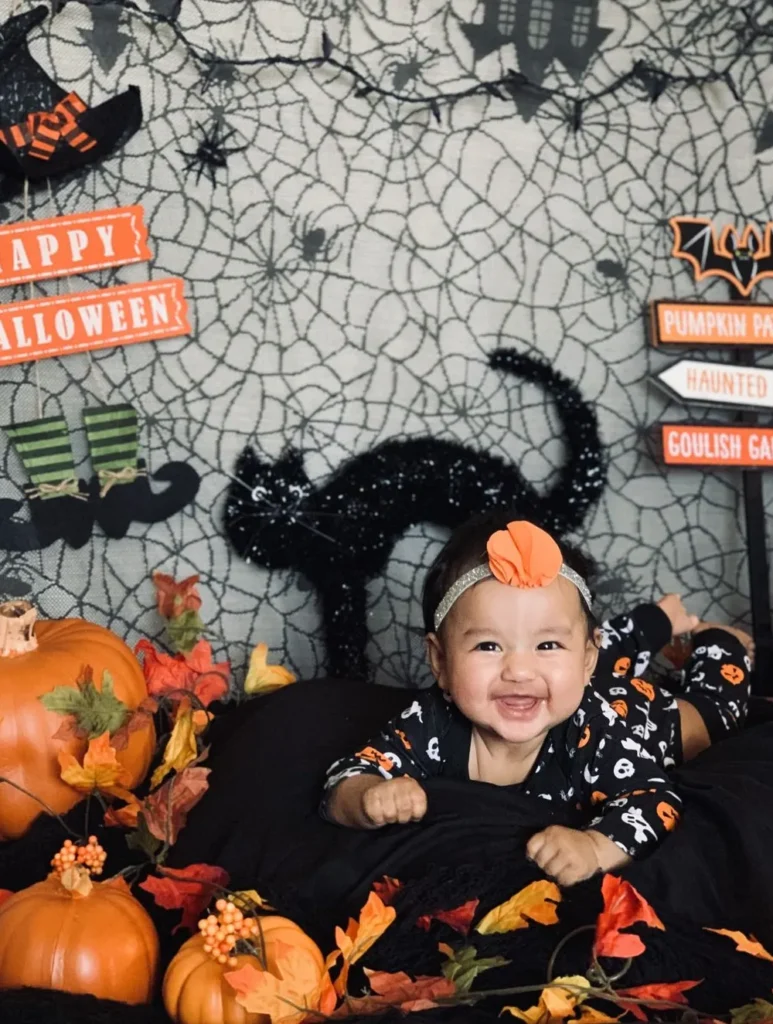 Black Halloween Themed