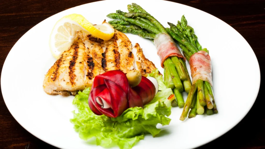 Blackened Cod with Asparagus