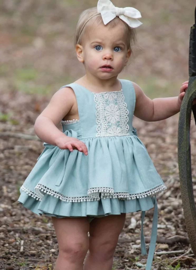 Bluebell Lace Pinafore