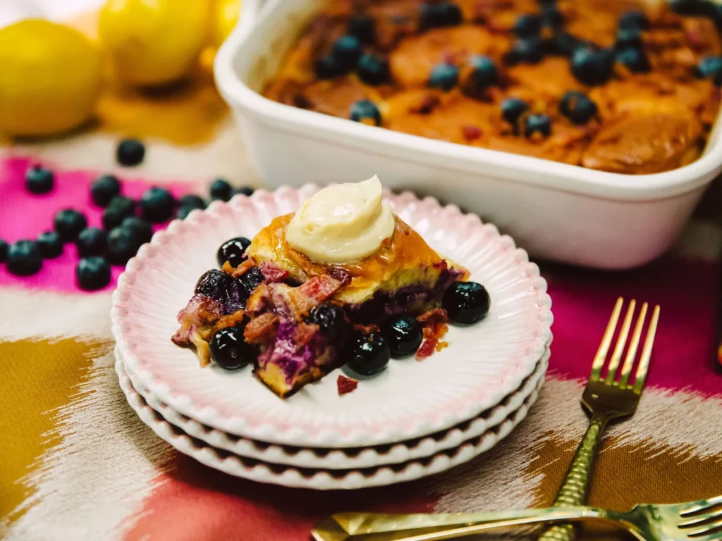 Blueberry French Toast Bake