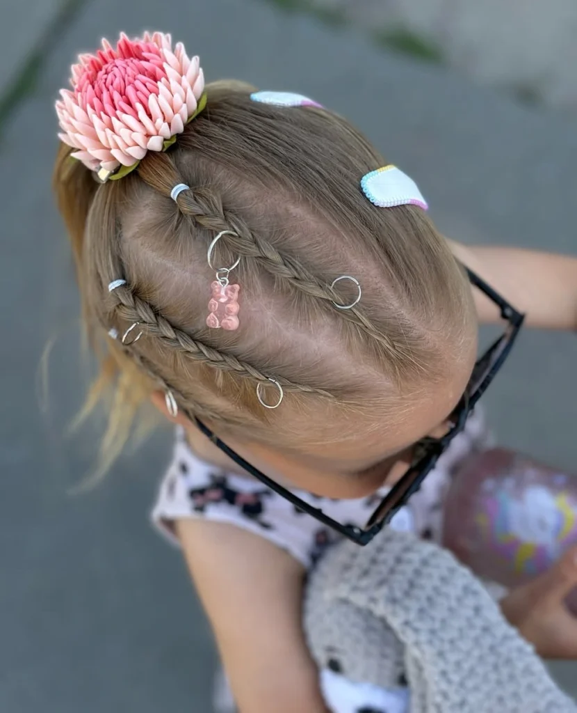 Boho-Chic Braided with Metal Ring