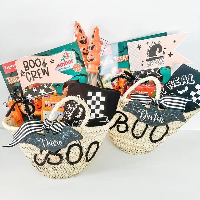 Boho Chic Woven Baskets