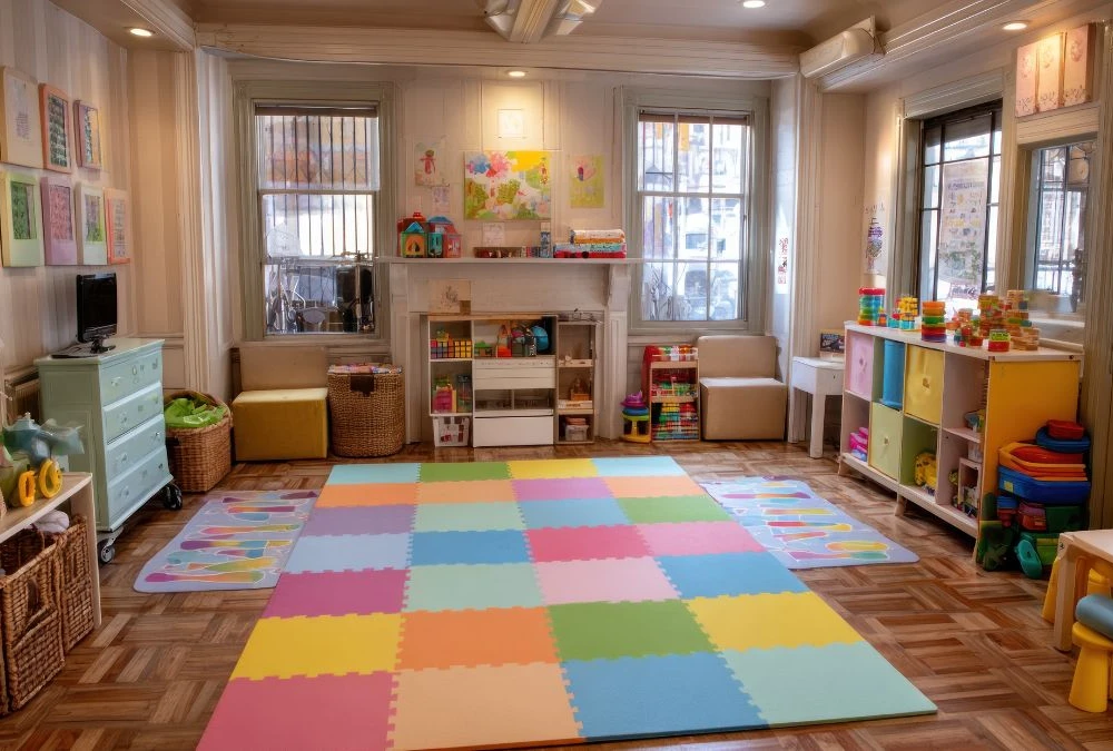 Bright and Organized Playroom Haven