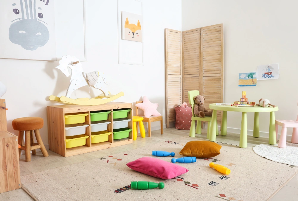 Bright and Tidy Play Corner