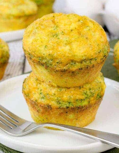 Broccoli and Cheddar Egg Cups