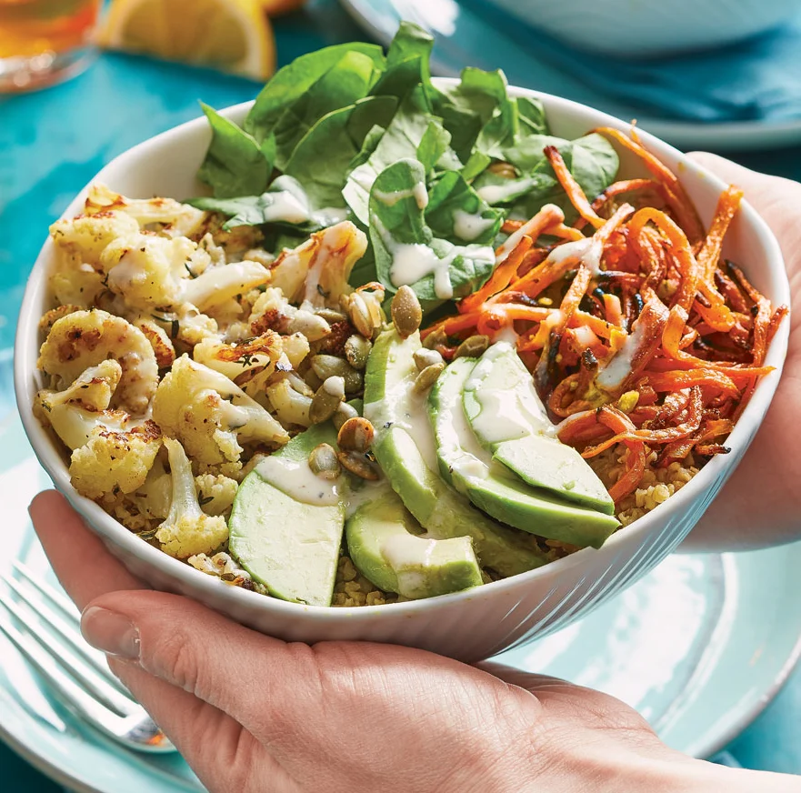 Buddha Bowl with Tahini Dressing