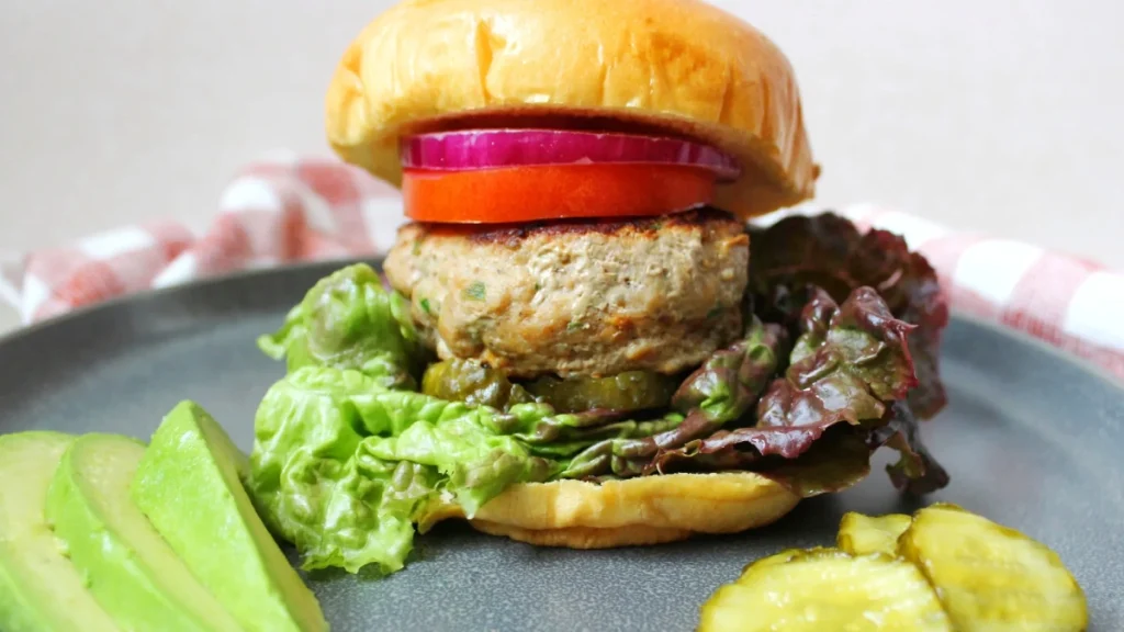 Bunless Turkey Burger