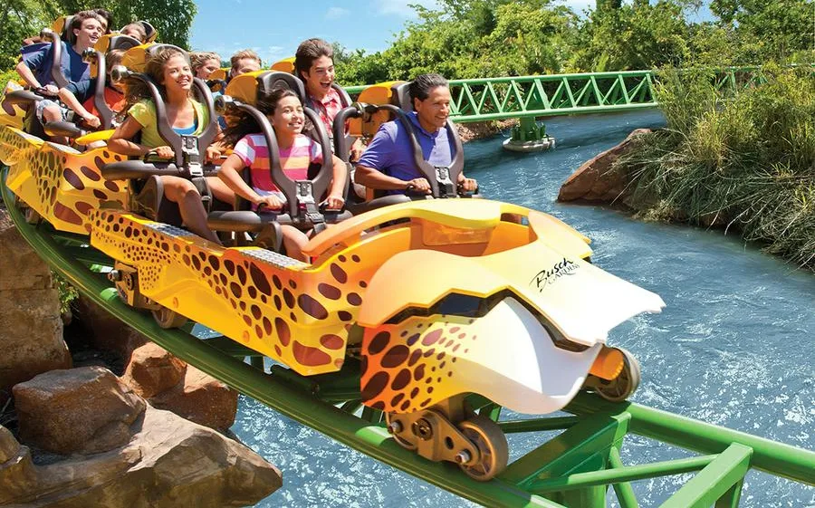 Busch Gardens Rollercoaster Virtual Ride