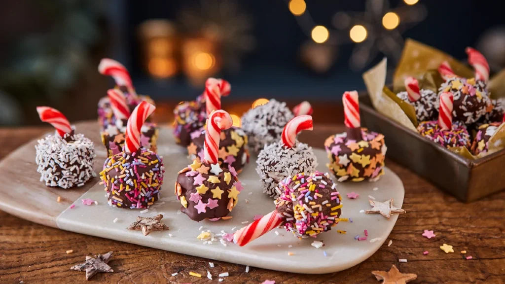 Candy Cane Marshmallow Dippers