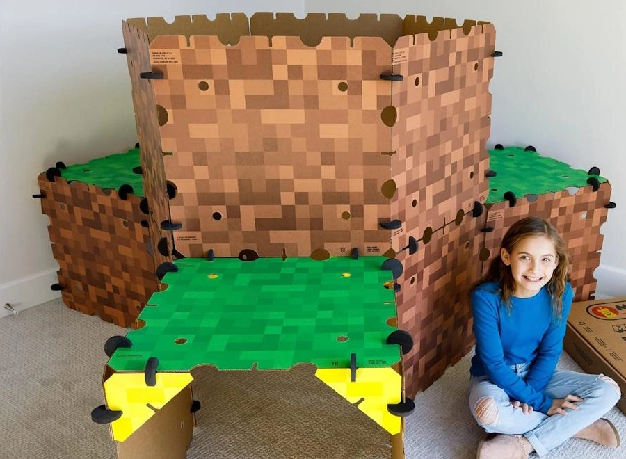Cardboard Minecraft-Inspired