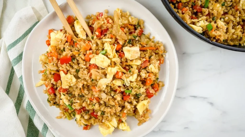 Cauliflower Fried Rice with Chicken