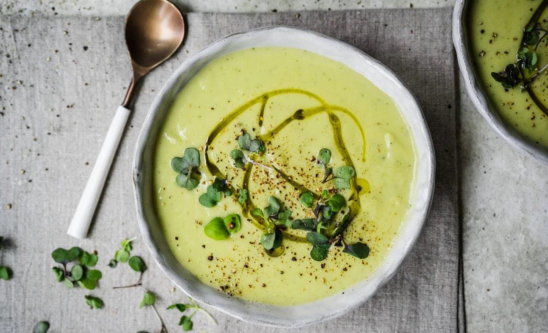 Cauliflower Leek Comfort Soup