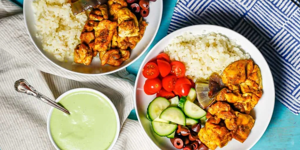Cauliflower Rice Chicken Bowl