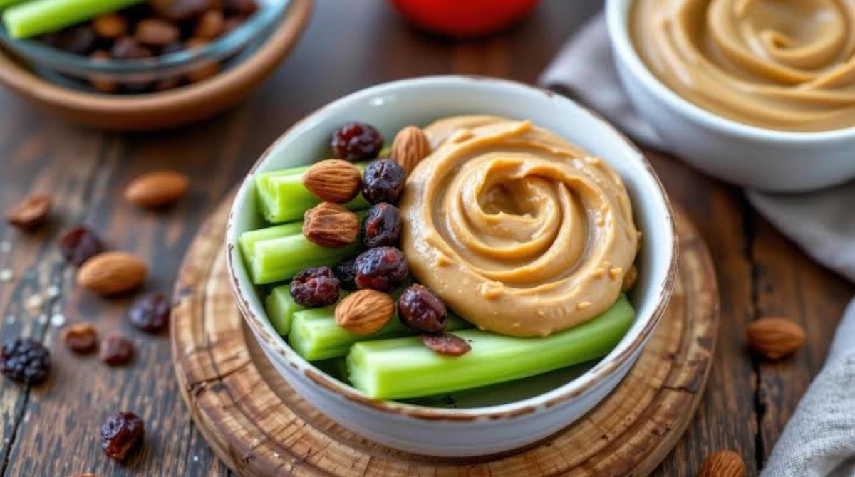 Celery and Almond Butter