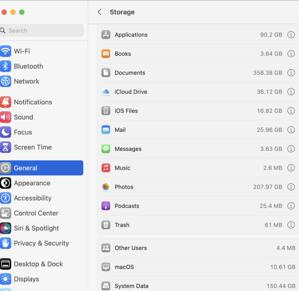 Check Your Storage Right Now