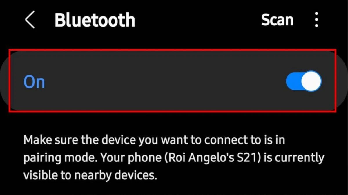 Check for Bluetooth Interference