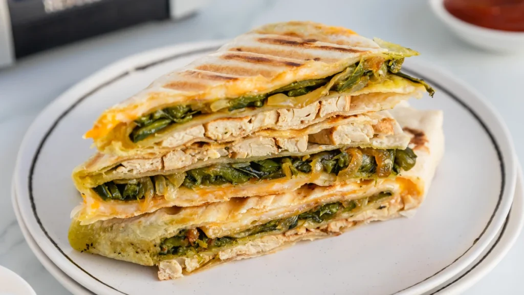 Cheese Quesadilla Triangles