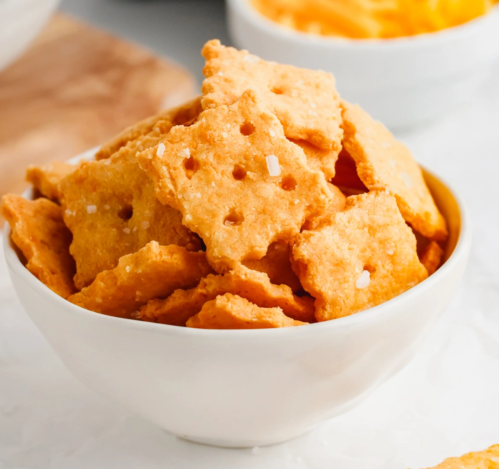 Cheese and Cracker Stacks