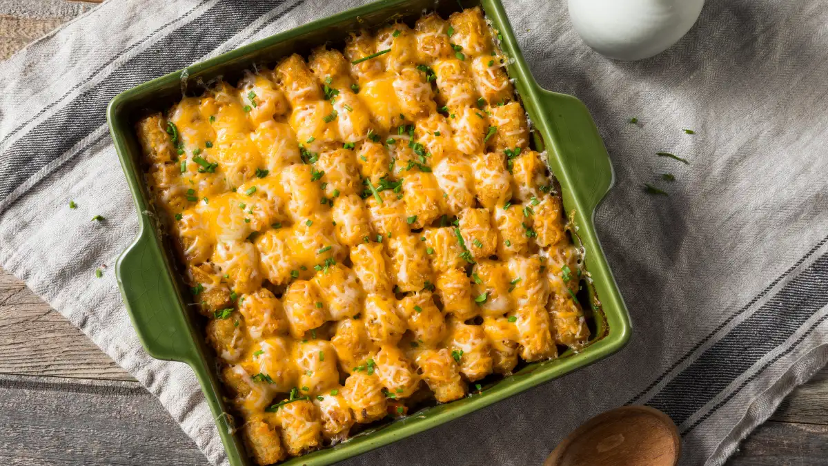 Cheeseburger Tater Tot Casserole