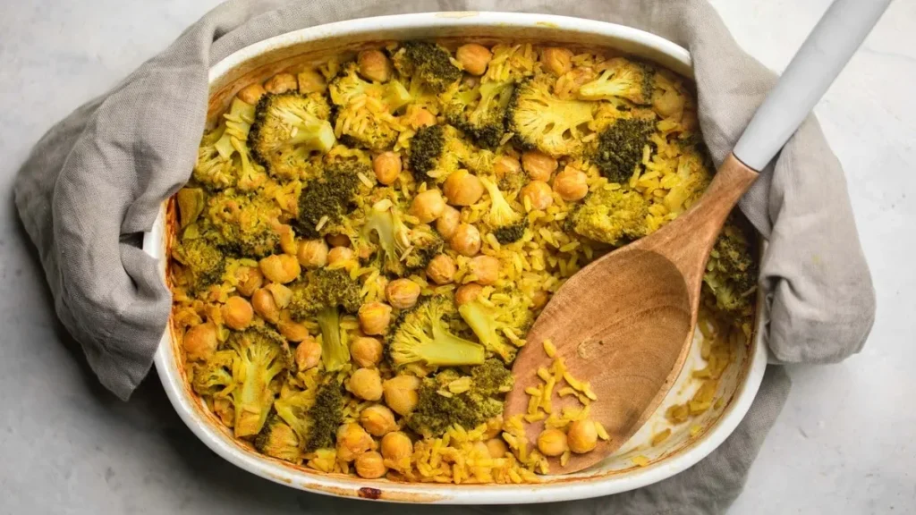 Cheesy Broccoli Rice Casserole