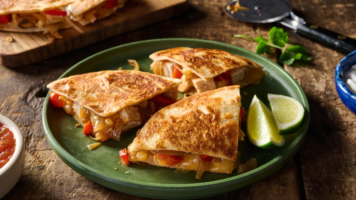 Cheesy Chicken Quesadillas
