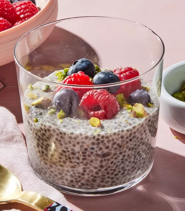 Chia Seed Berry Pudding