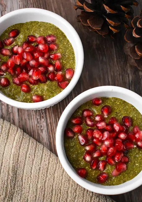 Chia Seed Christmas Pudding
