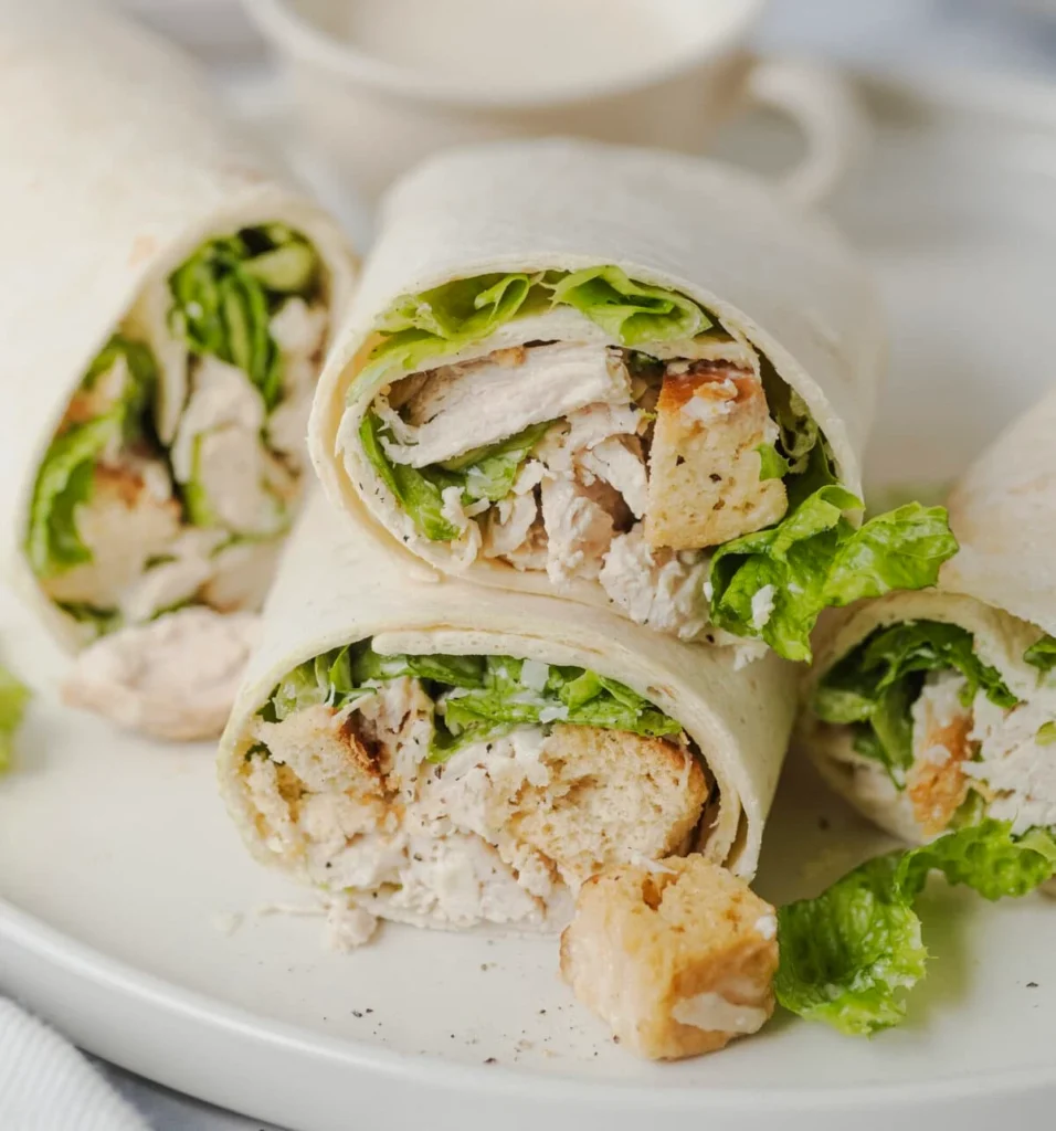 Chicken Caesar Wraps