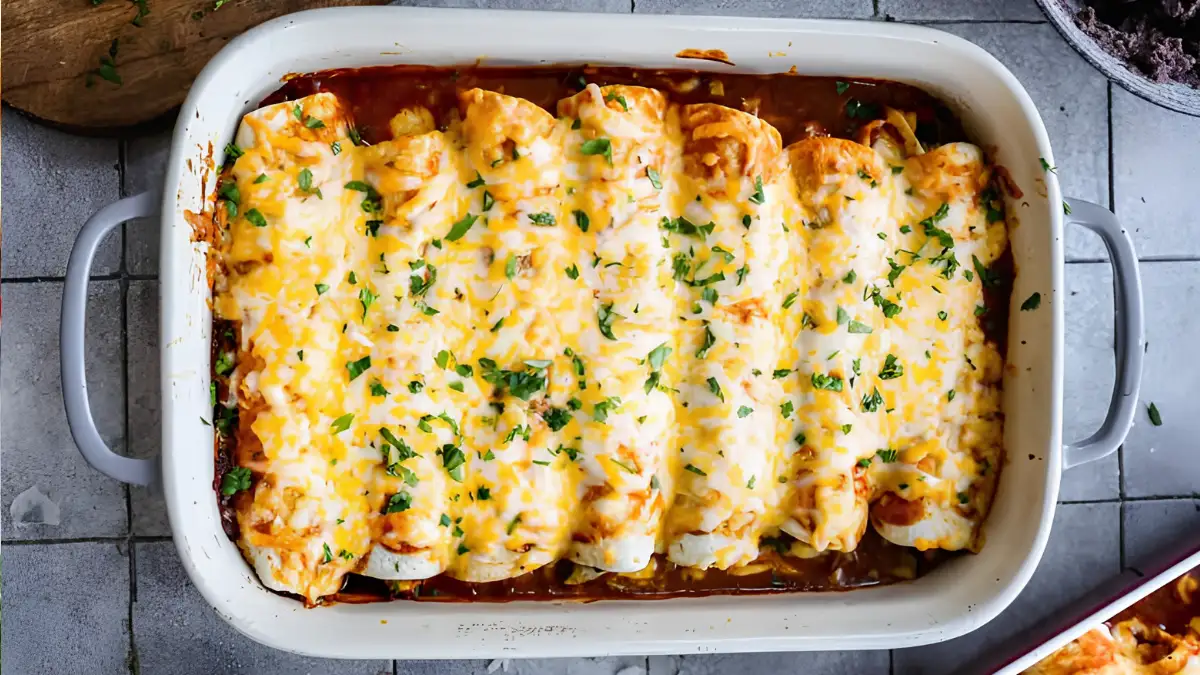 Chicken Enchilada Rice Casserole