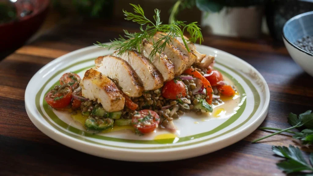Chicken Lentil Saladrecipe30