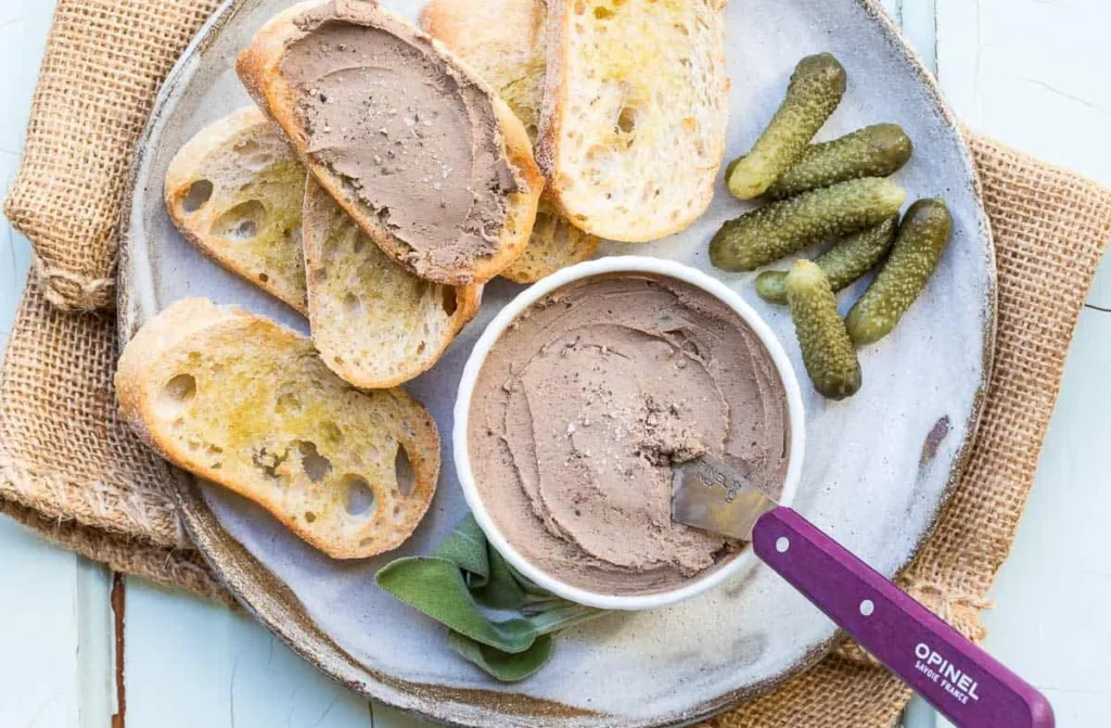 Chicken Liver Pâté on Toast