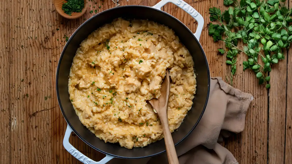 Chicken Parmesan Rice Casserole
