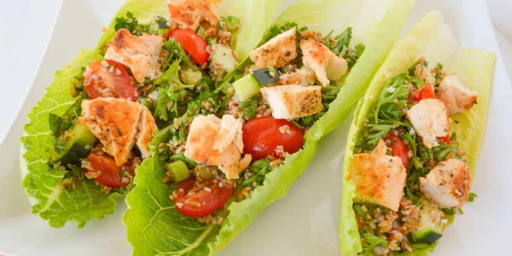 Chicken Salad Lettuce Wraps