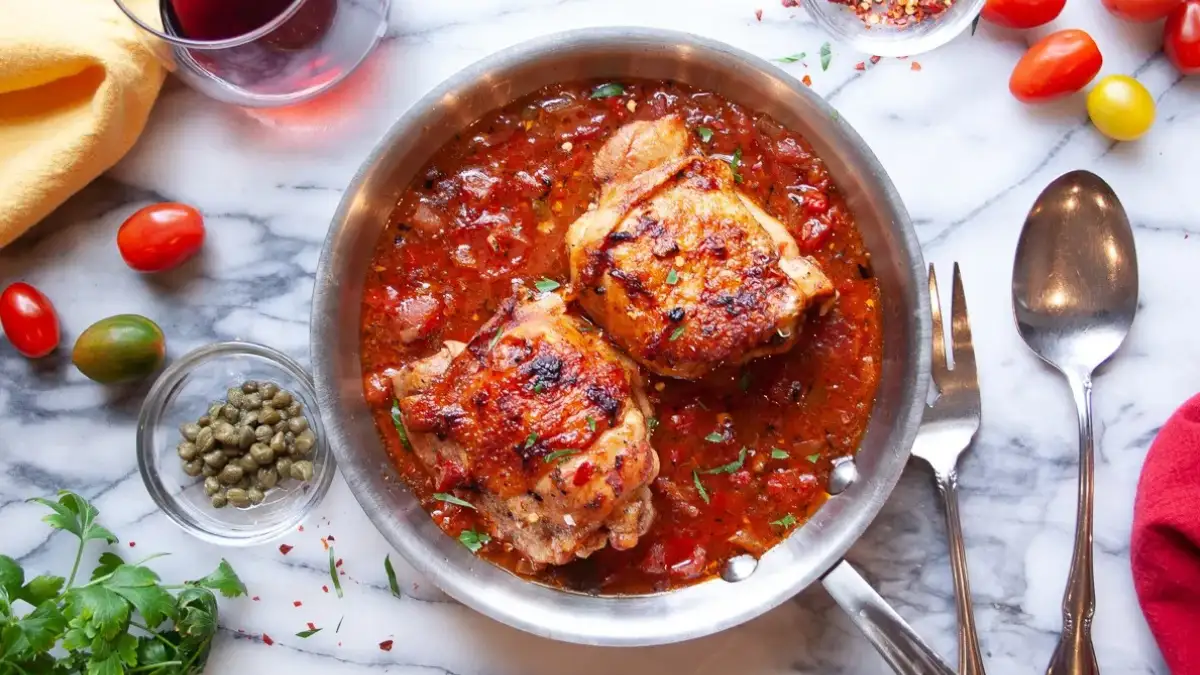  Chicken Thigh Cacciatore