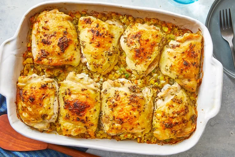 Chicken and Stuffing Casserole